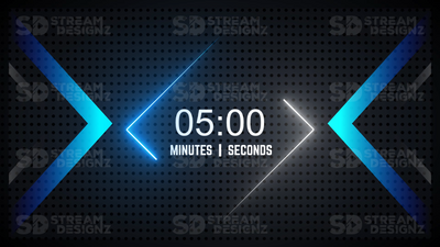 5 minute countdown timer horizon thumbnail stream designz