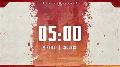 5 minute countdown timer thumbnail legends stream designz