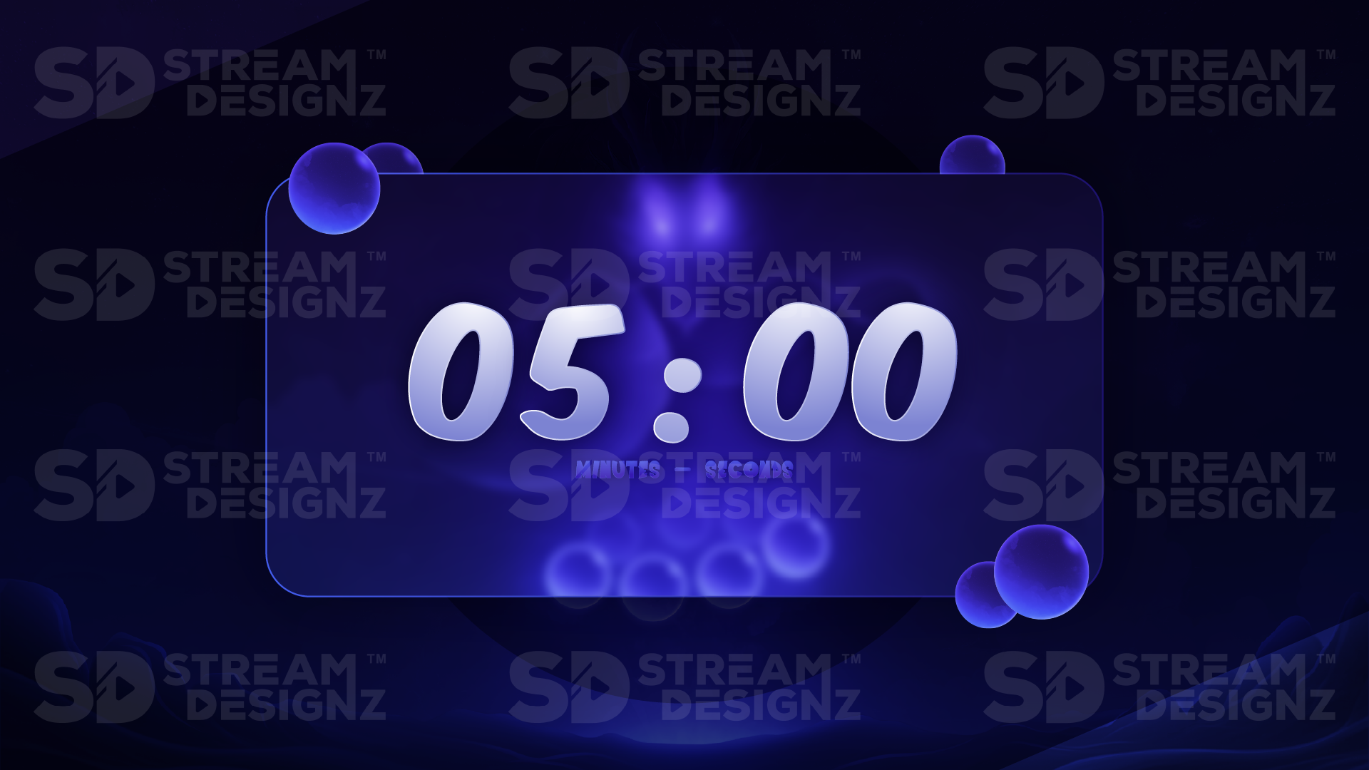 Stream Countdown Timer Overlay - Spark | Stream Designz