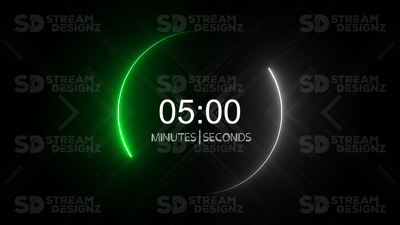 5 minute countdown timer vortex thumbnail stream designz