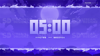 5 minute countdown timer thumbnail voyager stream designz