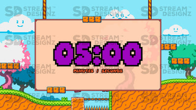 5 minute countdown timer thumbnail kitsune stream designz