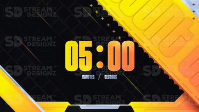 5 minute countdown timer thumbnail Solaris stream designz