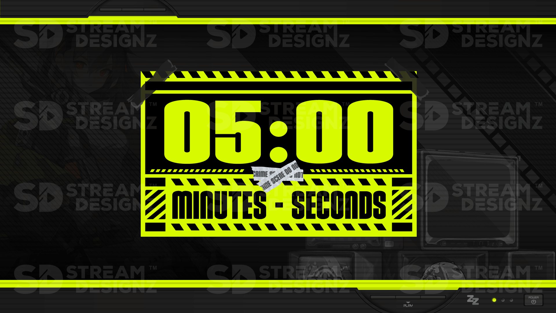5 minute countdown timer thumbnail zen zone stream designz