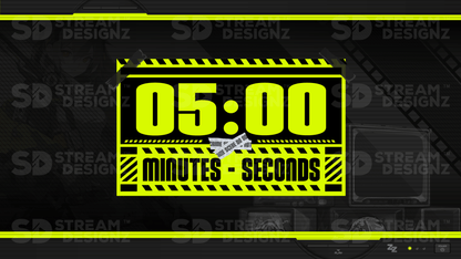 5 minute countdown timer thumbnail zen zone stream designz