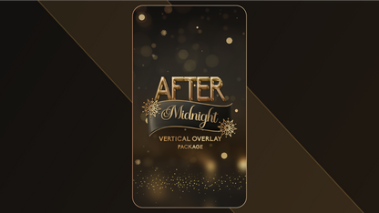 vertical stream overlay package thumbnail after midnight stream designz