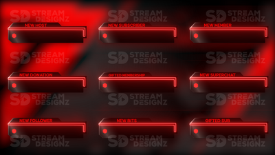 Animated stream alerts rogue preview thumbnail stream designz
