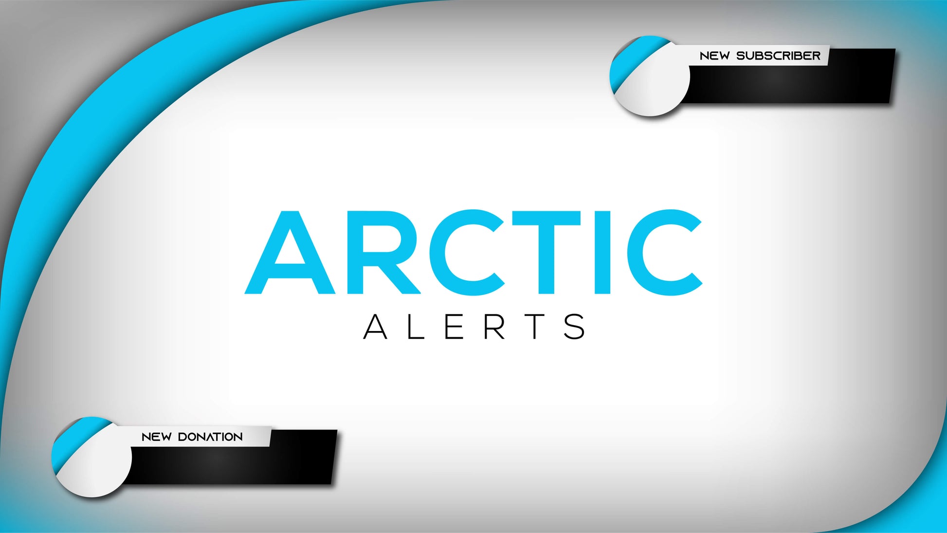 animated stream alerts arctic blue and white thumbnail stream designz