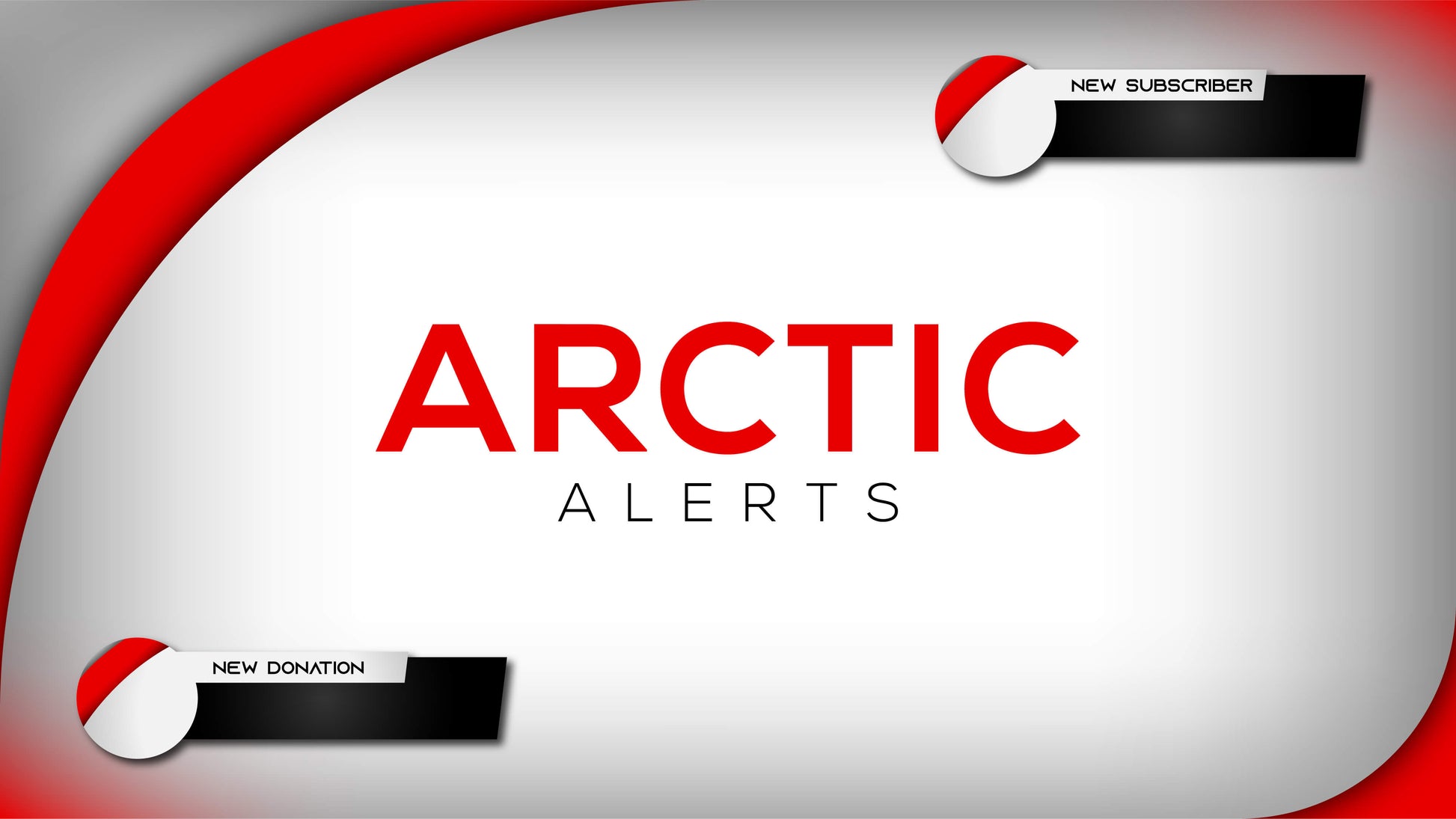 animated stream alerts arctic red and white thumbnail stream designz