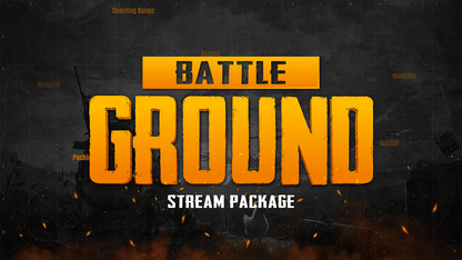 animated stream overlay package thumbnail battleground stream designz