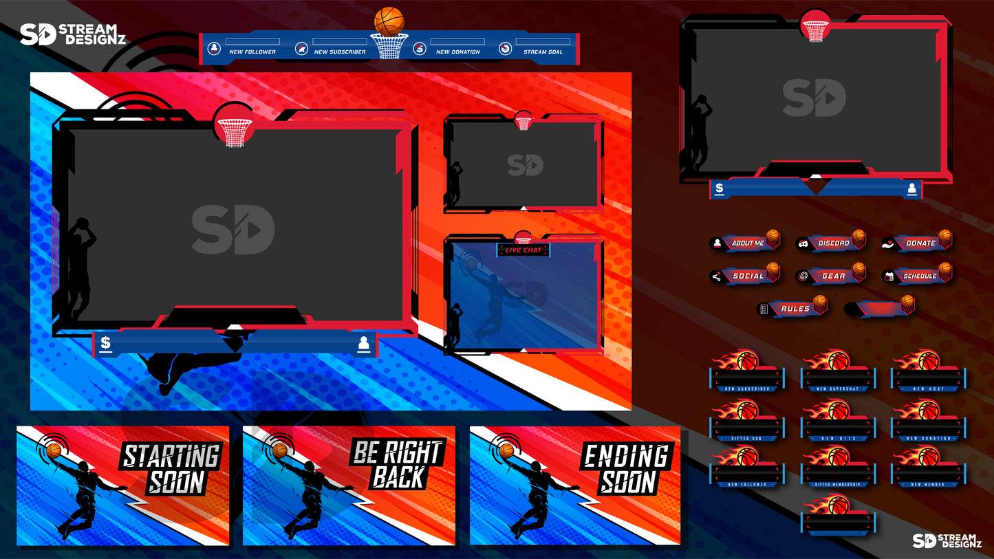 animated stream overlay package buckets feature image stream designz