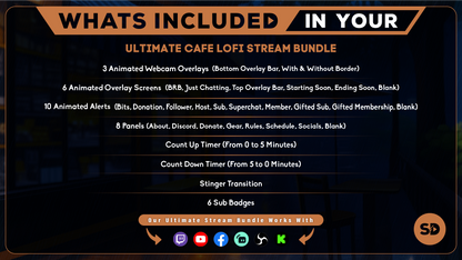 ultimate stream bundle cafe lofi whats included in your package stream designz