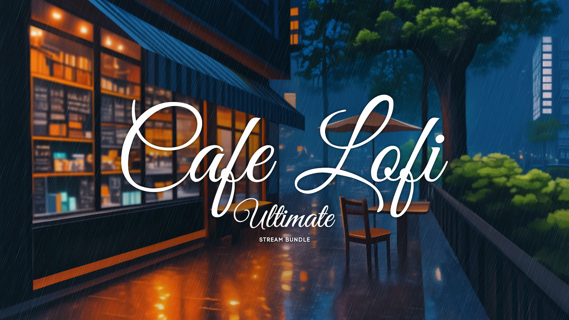 the ultimate stream package thumbnail cafe lofi stream designz