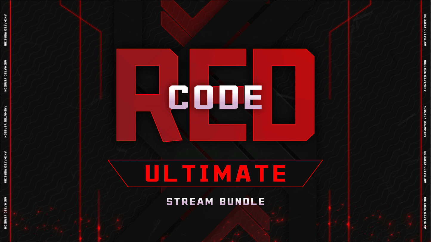 Ultimate stream package thumbnail code red stream designz
