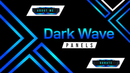 twitch panels dark wave thumbnail stream designz
