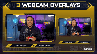 the ultimate stream package 3 webcam overlays defiance stream designz