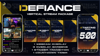 vertical stream overlay package feature image defiance stream designz