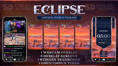 vertical stream overlay package feature image eclipse stream designz