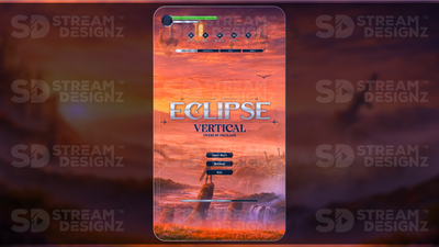 vertical stream overlay package thumbnail eclipse stream designz