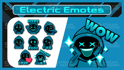 8 pack emotes electric preview image stream designz