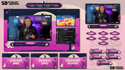 stream overlay package feature image enchanted stream designz