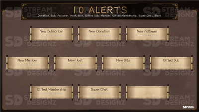 animated stream alerts 10 alerts eternal stream designz