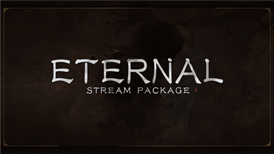 animated stream overlay package thumbnail eternal stream designz
