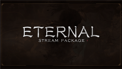 animated stream overlay package thumbnail eternal stream designz