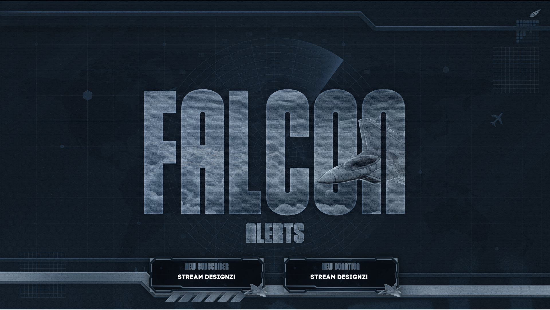 Animated stream alerts thumbnail falcon stream designz