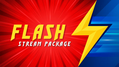 animated stream overlay package flash thumbnail stream designz