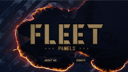 Twitch panels thumbnail fleet stream designz