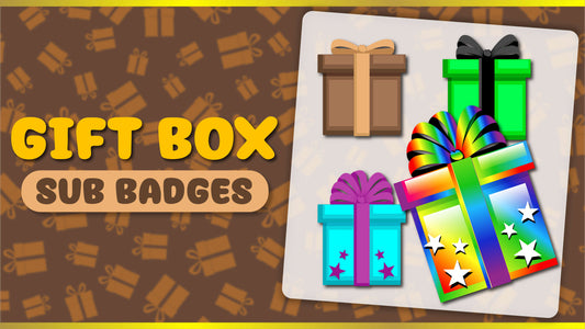 6 pack sub badges thumbnail gift box stream designz