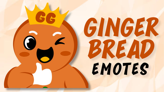 8 pack emotes - gingerbread thumbnail - stream designz