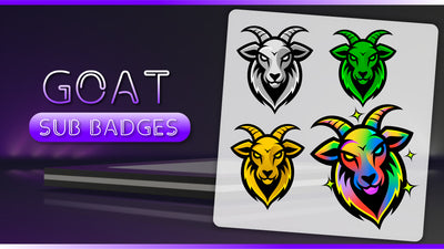 6 pack sub badges thumbnail goat stream designz