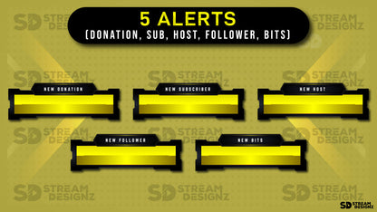 animated stream alerts gold rush 5 alerts preview image stream designz
