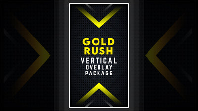 vertical stream overlay package thumbnail gold rush stream designz