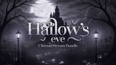 the ultimate stream bundle thumbnail hallows eve stream designz