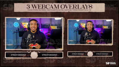 stream overlay package 3 webcam overlays harvest moon stream designz
