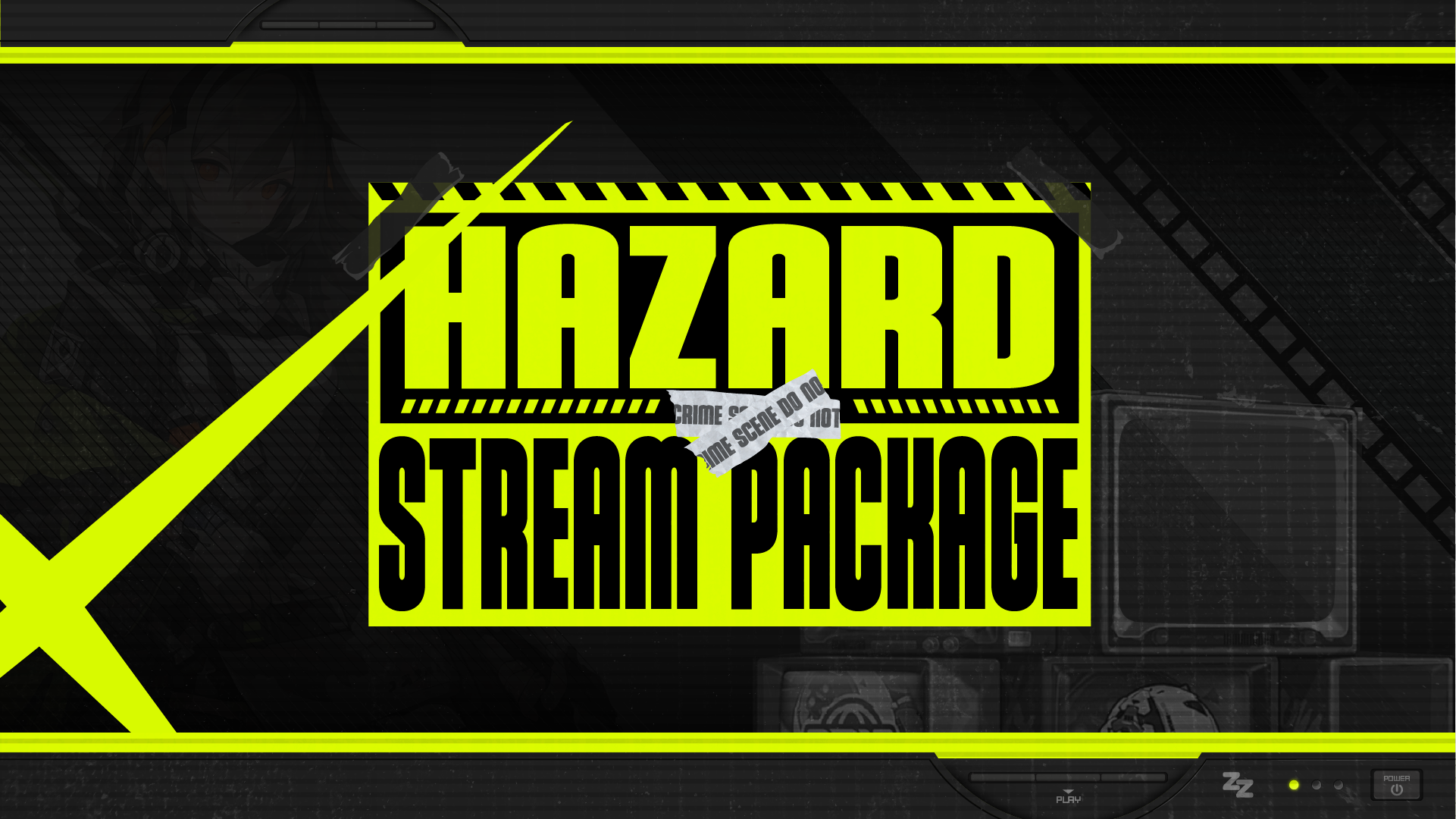 stream overlay package thumbnail hazard stream designz