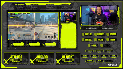 animated stream overlay package feature image hazard stream designz
