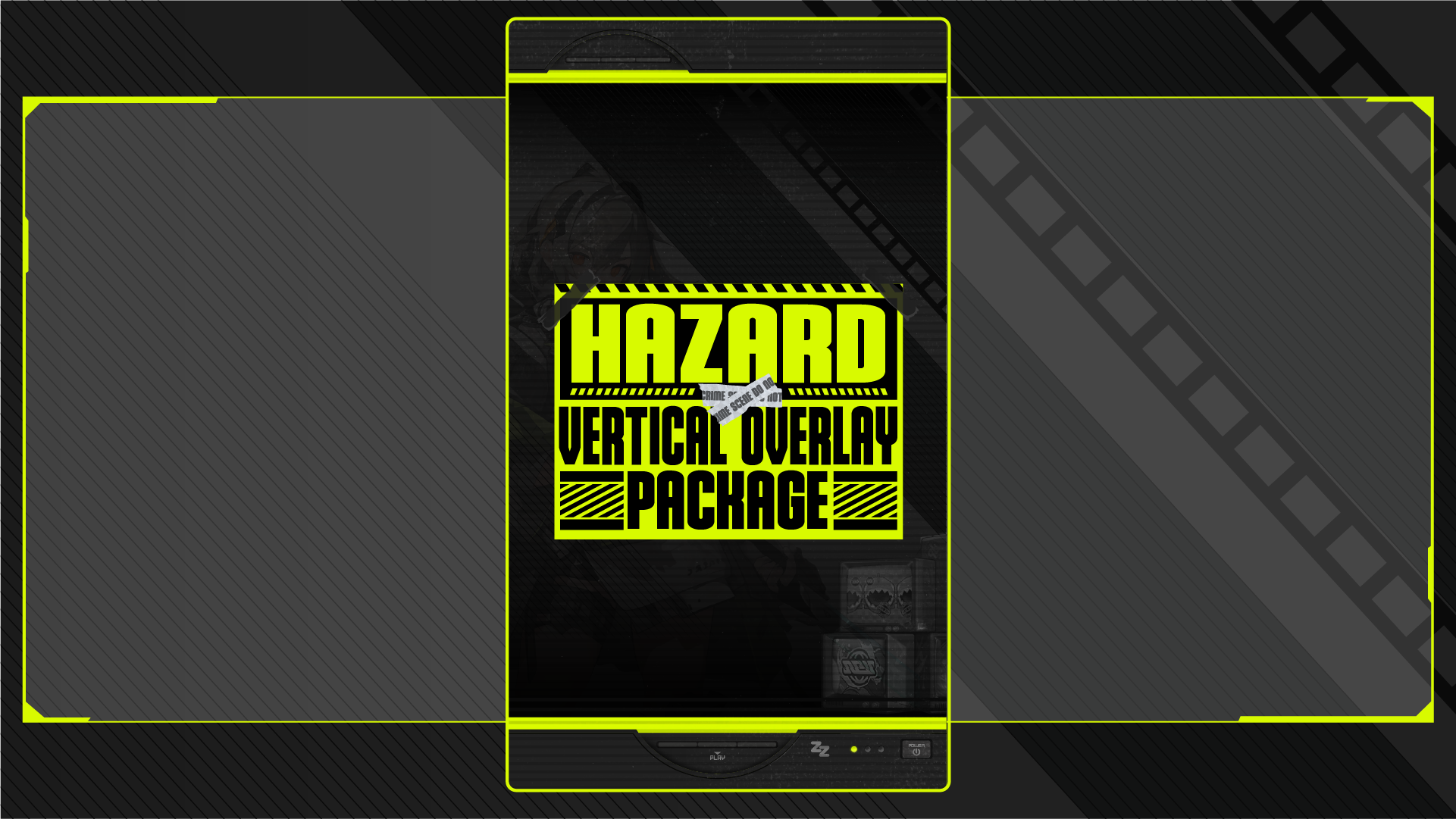 vertical stream overlay package thumbnail hazard stream designz