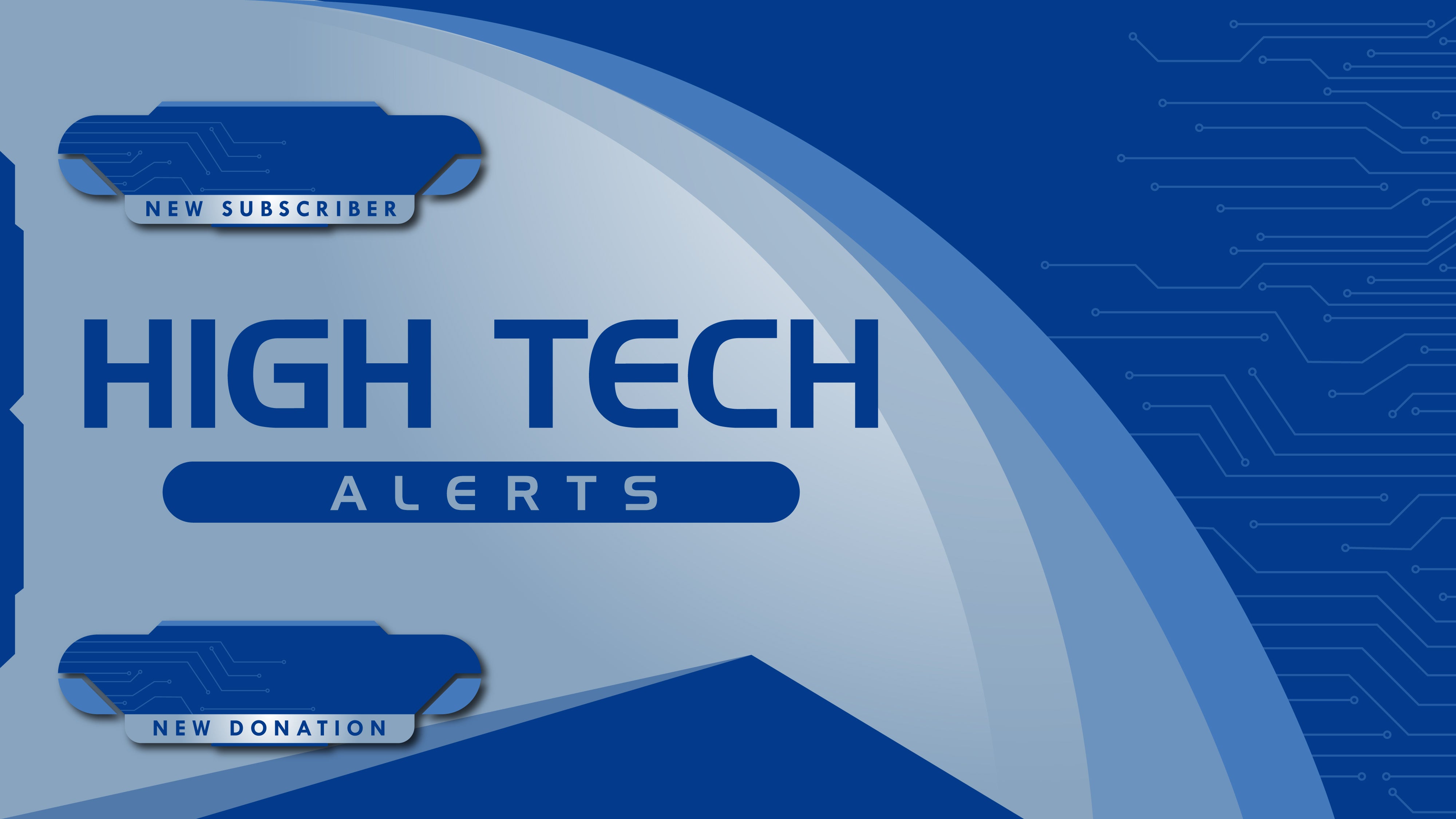 High Load Alert Animated Stream Alerts - High Tech | Stream Designz