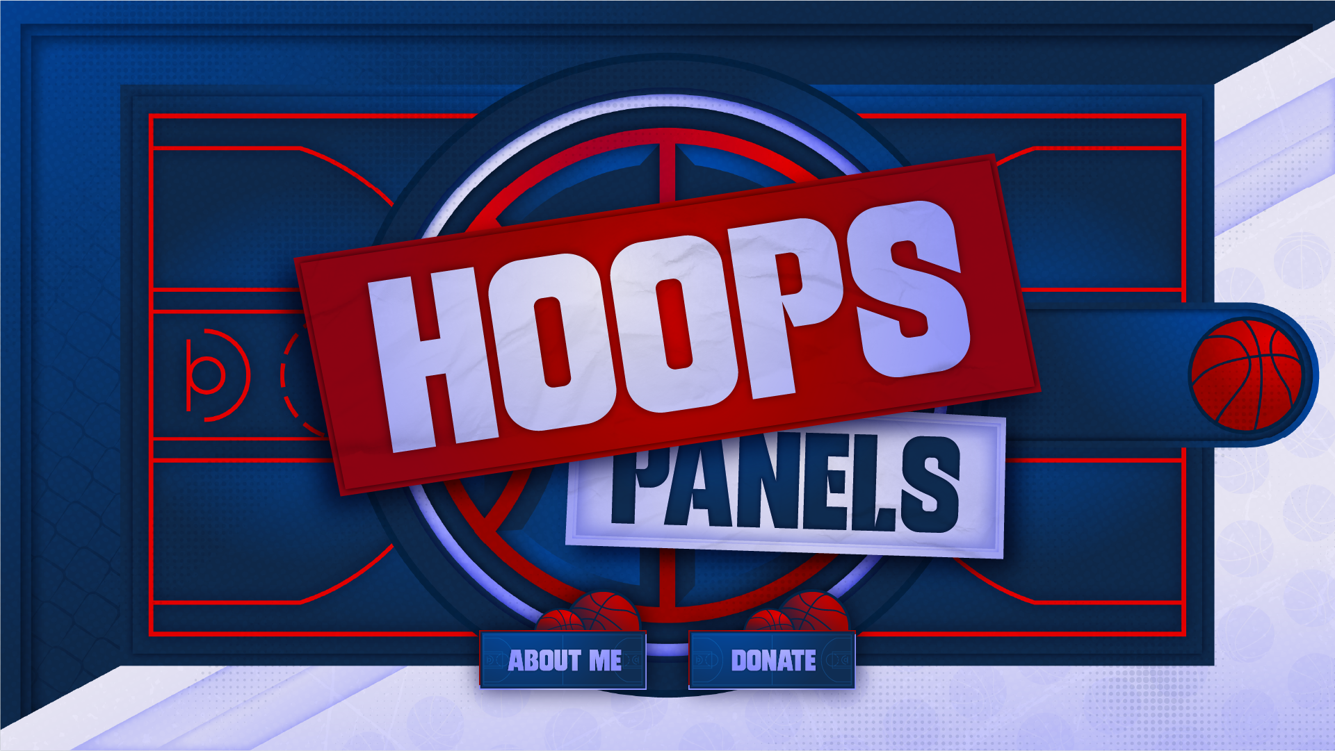 Twitch panels thumbnail hoops stream designz
