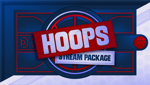 Animated Stream Overlay Package - Hoops | Stream Designz