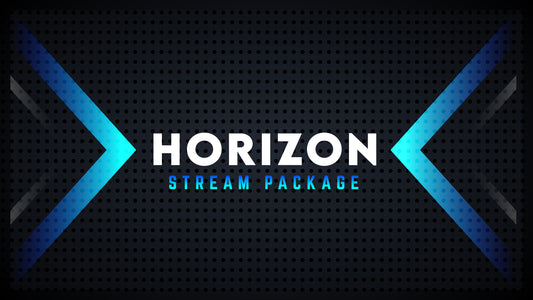 Static stream overlay package horizon thumbnail stream designz