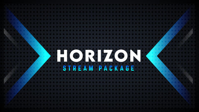 Static stream overlay package horizon thumbnail stream designz