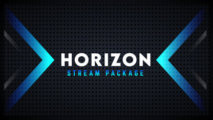 Static stream overlay package horizon thumbnail stream designz