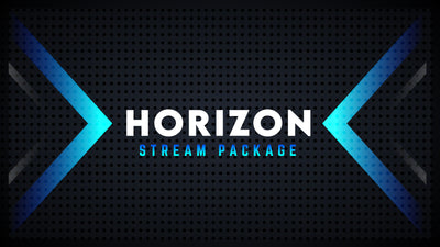 animated stream overlay package horizon thumbnail stream designz
