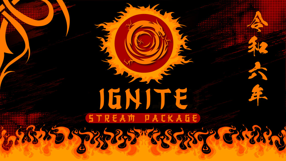 Animated Stream Overlay Package - Ignite | Stream Designz