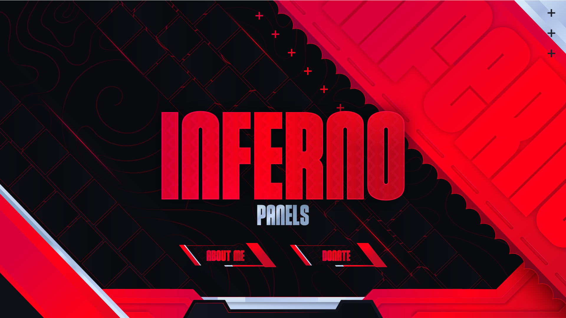 Twitch panels thumbnail inferno stream designz